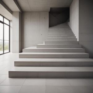 Облицовка бетонных лестниц