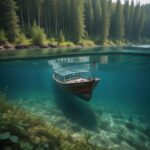 Катер с прозрачным дном в Листвянке