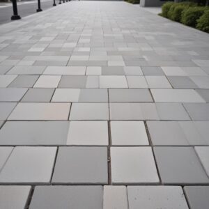 Тротуарная плитка размером 500 на 500 миллиметров