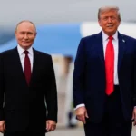 Фото с Путиным стало единственным групповым снимком Трампа в Пальмовой комнате