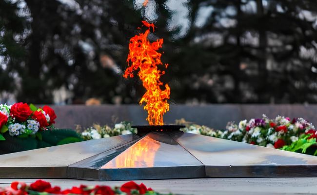 Ленобласть восстановила памятники и воинские захоронения в городе Енакиево ДНР